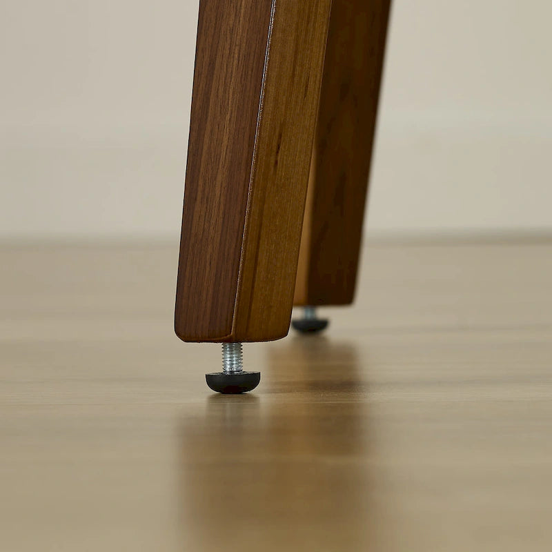 Chaises de salle à manger tapissées en bois (Lot de 2)