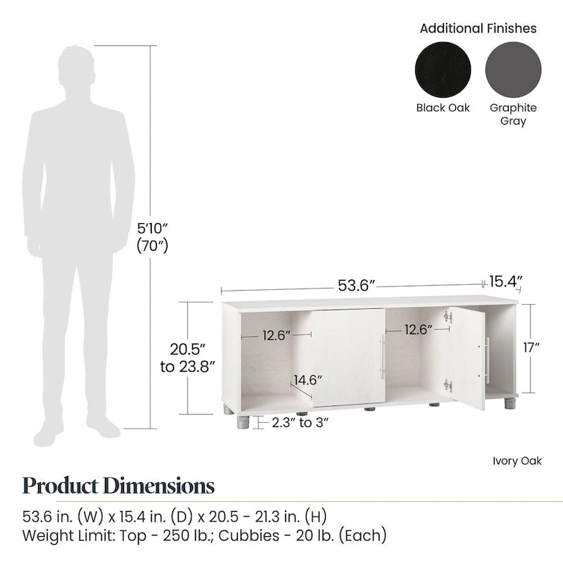 Banc de rangement pour chaussures Colwyn Systembuild Evolution