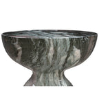 Table d'appoint en marbre Rue, gris et blush