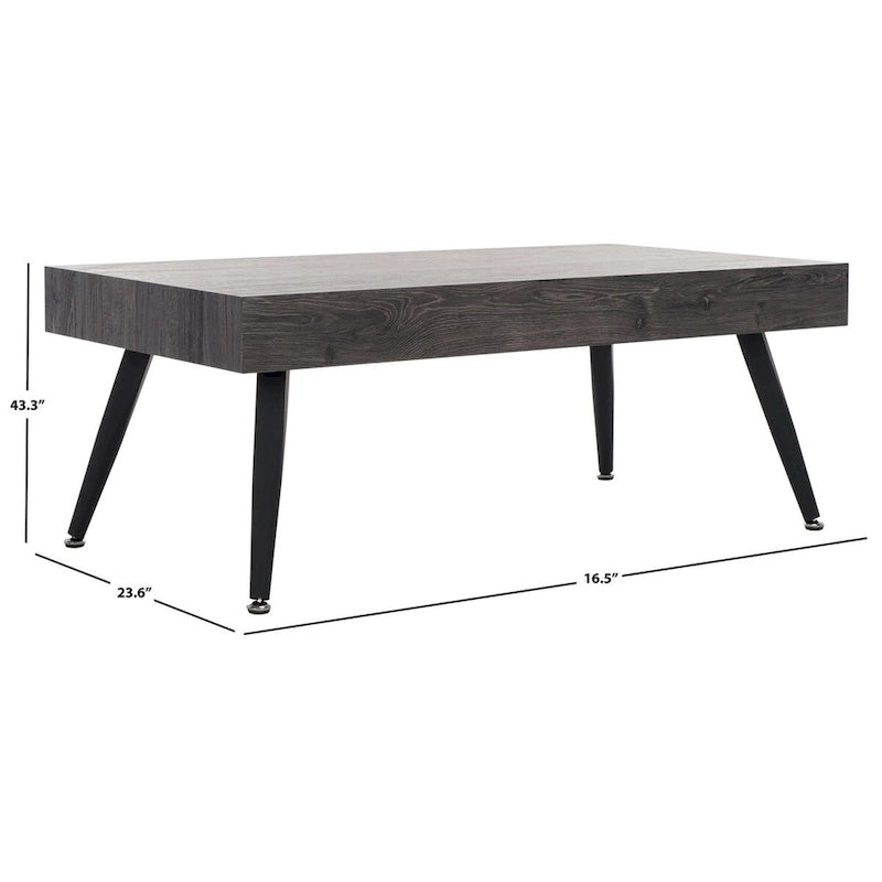 Table basse moderne Clevie - 43.3 x 23.6 x 16.5 - 43Lx24Px17H