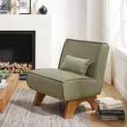 Fauteuil d'appoint confortable en polyester Art Leon