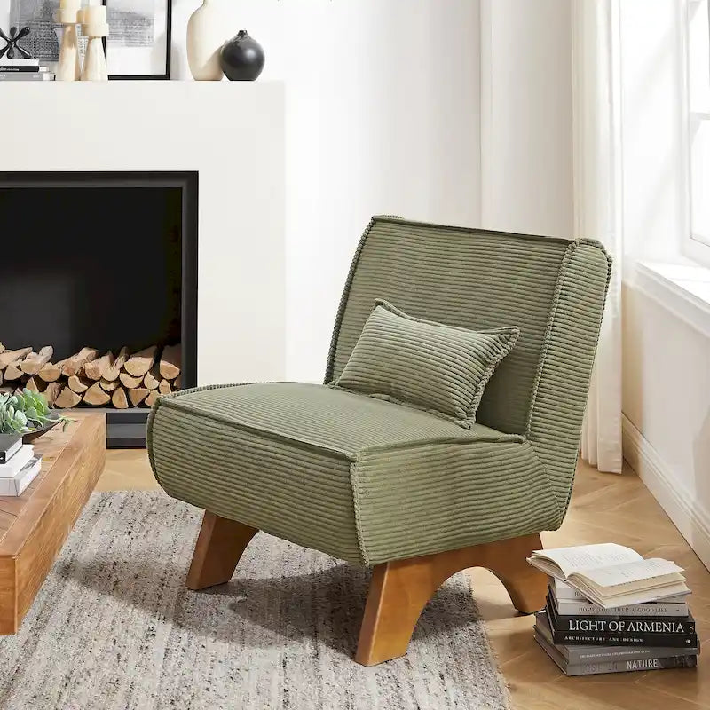 Fauteuil d'appoint confortable en polyester Art Leon