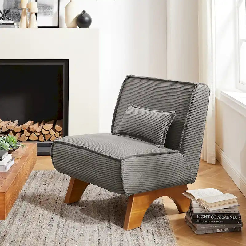 Fauteuil d'appoint confortable en polyester Art Leon