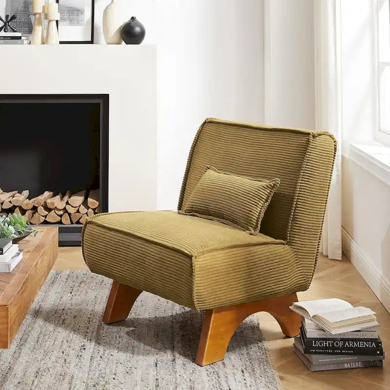 Fauteuil d'appoint confortable en polyester Art Leon