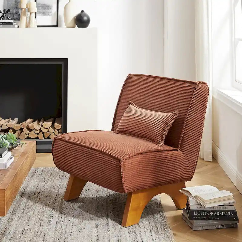 Fauteuil d'appoint confortable en polyester Art Leon