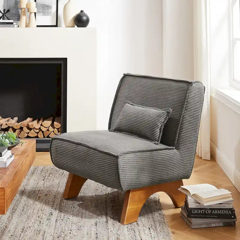 Fauteuil d'appoint confortable en polyester Art Leon