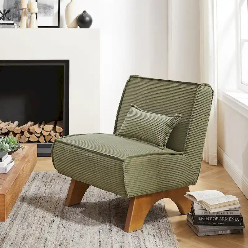 Fauteuil d'appoint confortable en polyester Art Leon