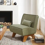 Fauteuil d'appoint confortable en polyester Art Leon