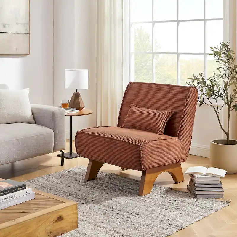 Fauteuil d'appoint confortable en polyester Art Leon