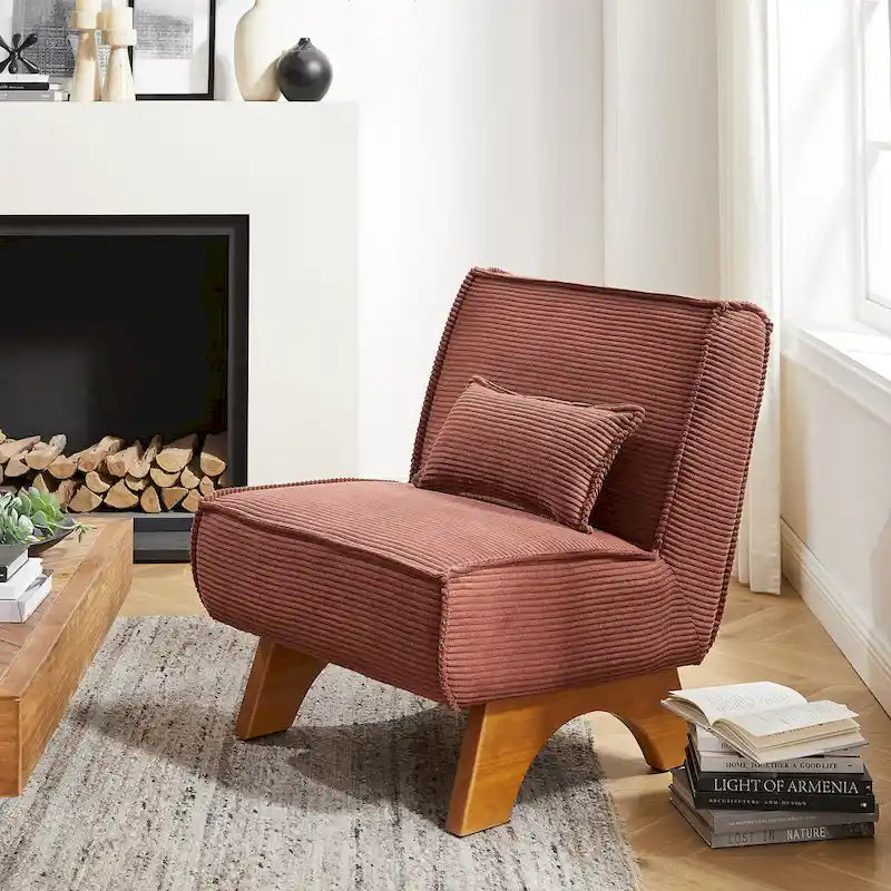 Fauteuil d'appoint confortable en polyester Art Leon