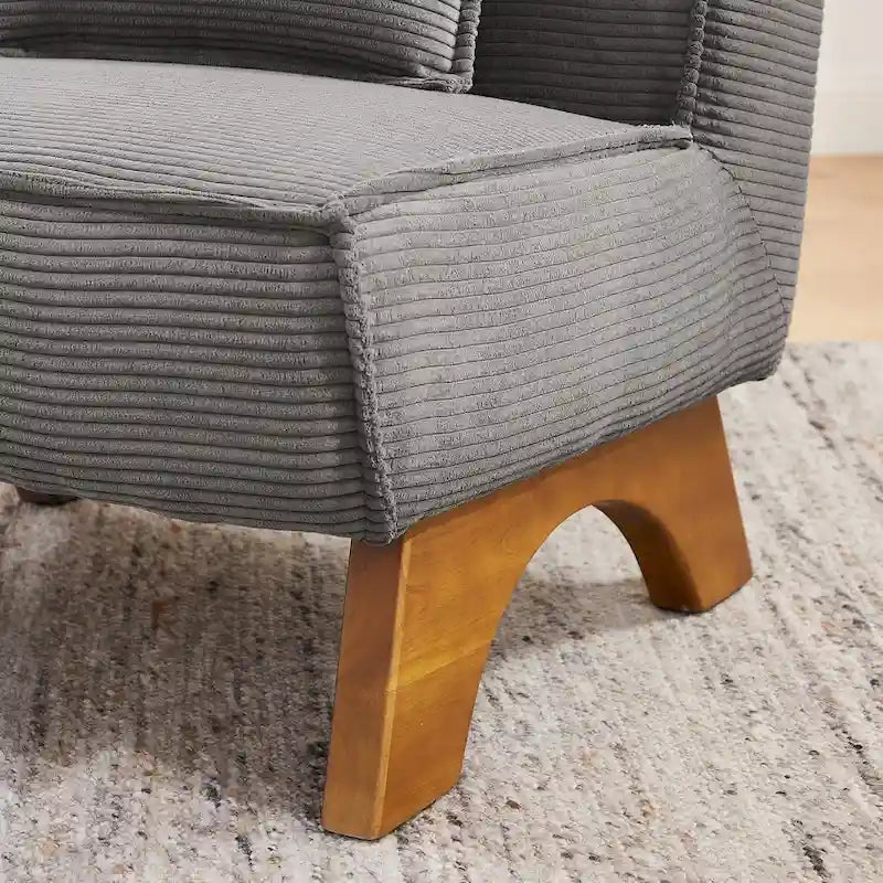 Fauteuil d'appoint confortable en polyester Art Leon