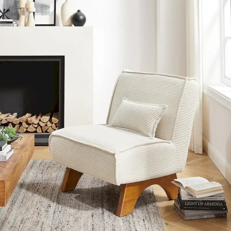 Fauteuil d'appoint confortable en polyester Art Leon