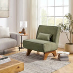 Fauteuil d'appoint confortable en polyester Art Leon