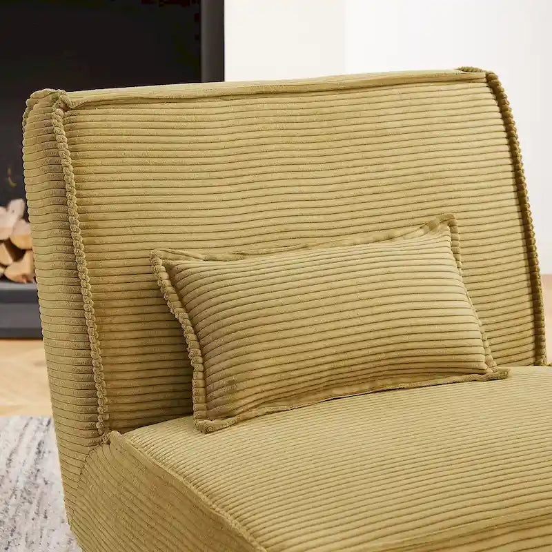 Fauteuil d'appoint confortable en polyester Art Leon