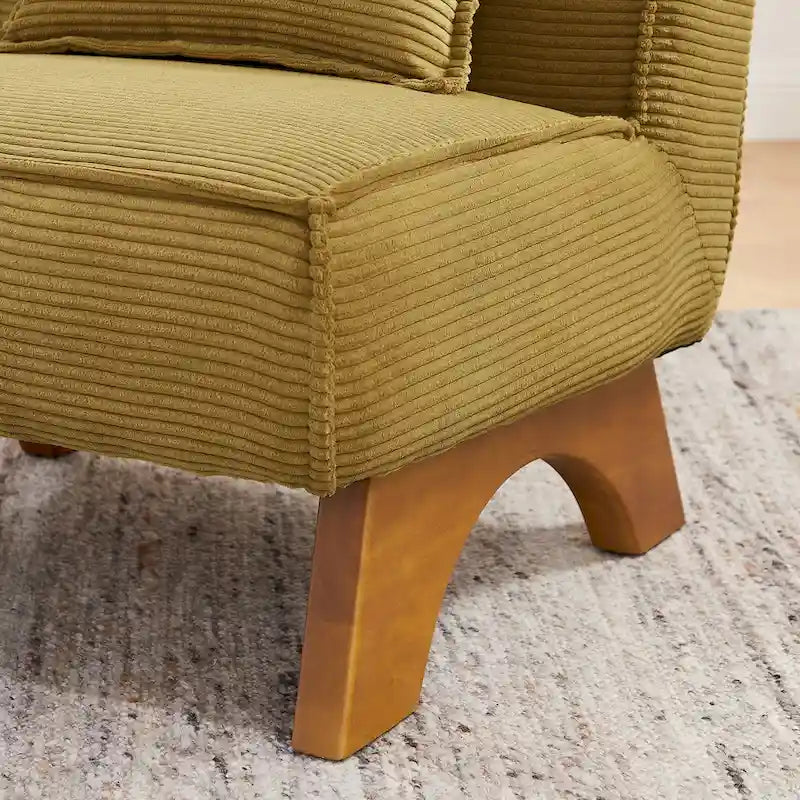 Fauteuil d'appoint confortable en polyester Art Leon