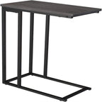 Petite table d'appoint en forme de C - 25,4 P x 46 L x 63,5 H cm