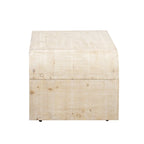 Table basse minimaliste au design Art déco incurvé