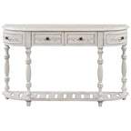 Console moderne avec 4 tiroirs et 1 étagère