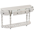 Console moderne avec 4 tiroirs et 1 étagère
