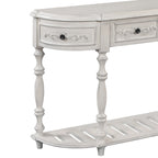 Console moderne avec 4 tiroirs et 1 étagère