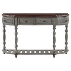 Console moderne avec 4 tiroirs et 1 étagère