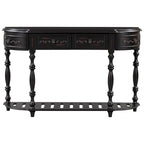 Console moderne avec 4 tiroirs et 1 étagère