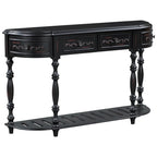 Console moderne avec 4 tiroirs et 1 étagère