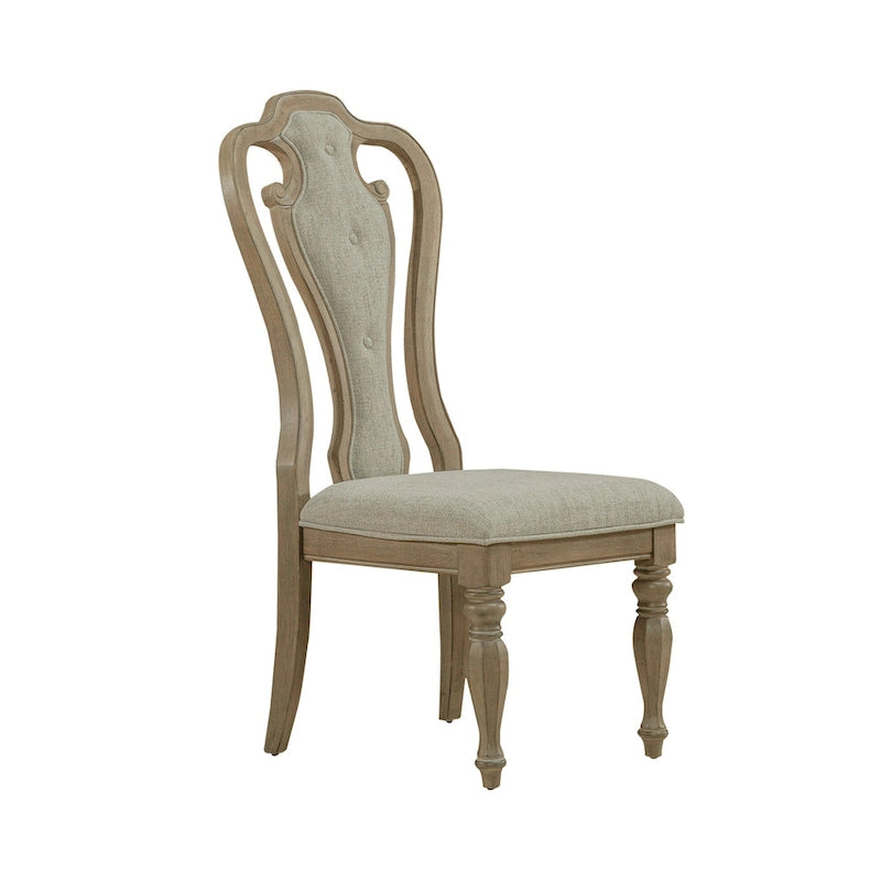 Ensemble de 7 pièces table rectangulaire Weathered Bisque Magnolia Manor