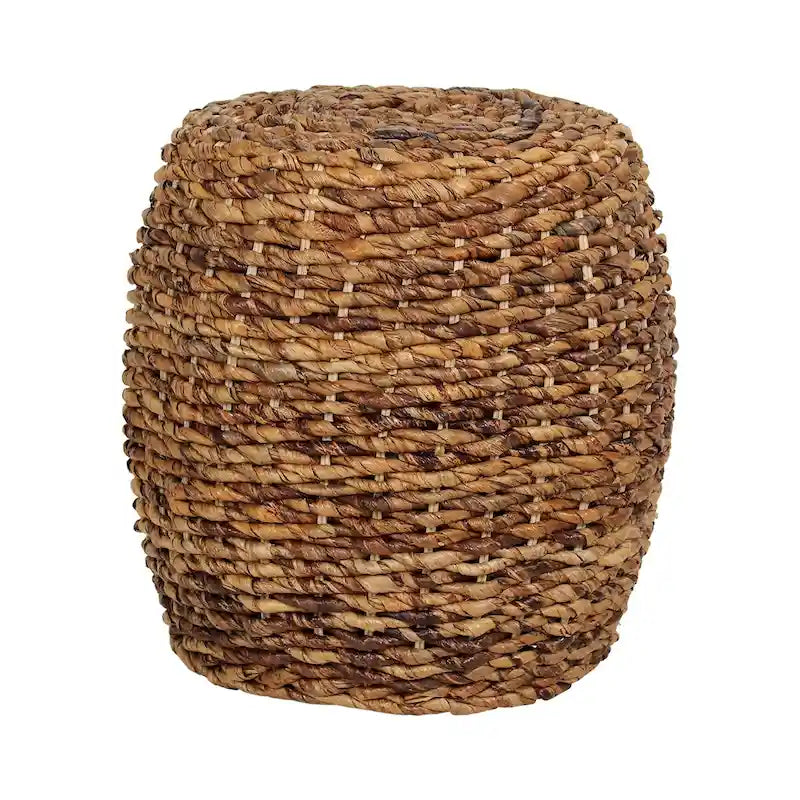 Table d'appoint Naomi en abaca tressé par East at Main - 19x19x19