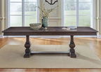 Paradise Valley Saddle Brown Oak Dining Table - Various Size Options