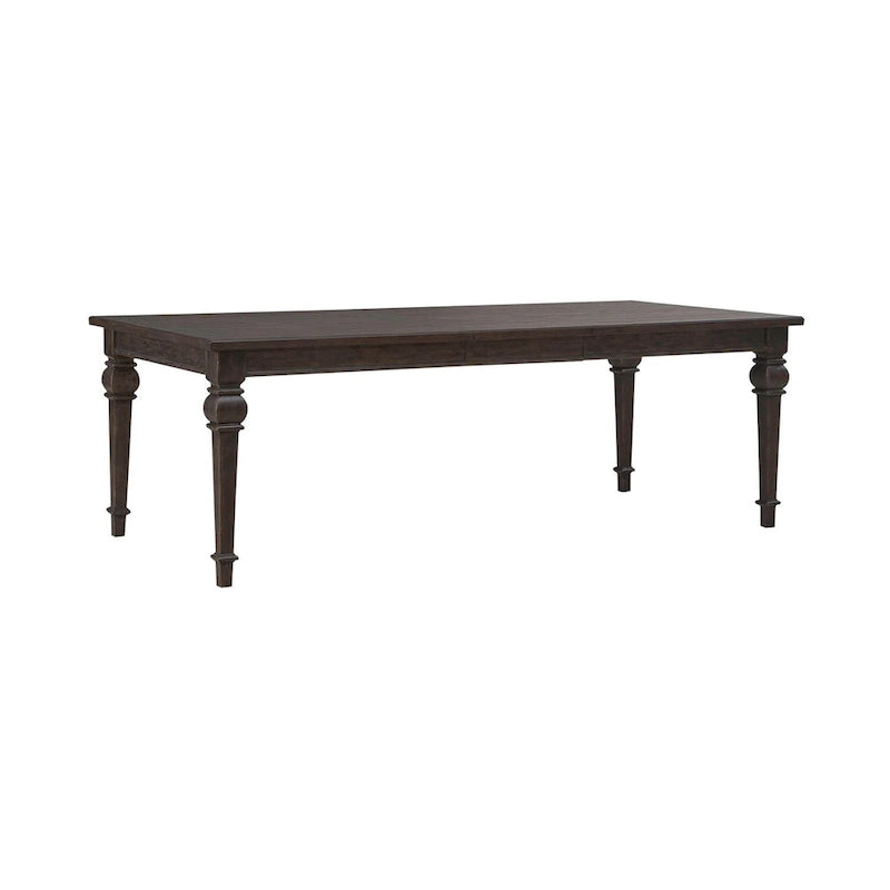Table de salle à manger en chêne marron Paradise Valley - Diverses options de taille