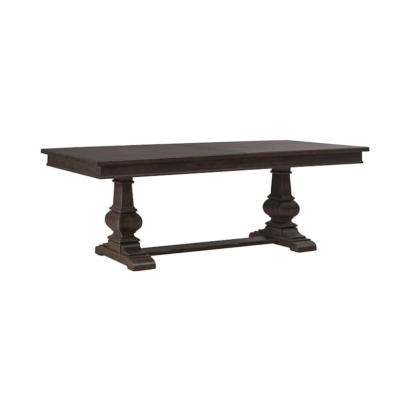Table de salle à manger en chêne marron Paradise Valley - Diverses options de taille